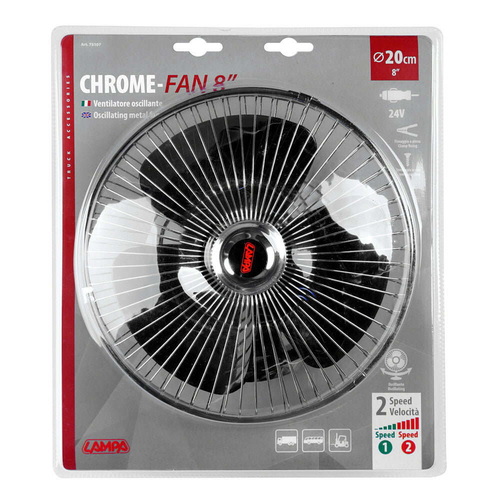 Ventilátor do auta so stipcom 24V