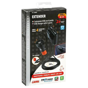 USB nabíjačka do auta Extender